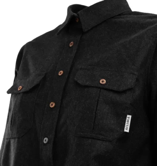 LeisureWool ReBorn naisten paita, tummanharmaa-Aclima Clearance