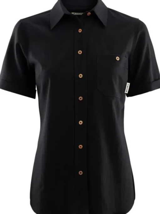 Aclima LeisureWool Short Sleeve naisten paita, musta Sale