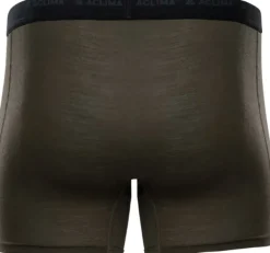Aclima LightWool 140 Boxer miesten bokserit, maastonvihreä Outlet