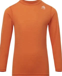 Aclima LightWool 140 Crewneck Children Orange Tiger Fashion