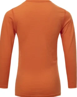 Aclima LightWool 140 Crewneck Children Orange Tiger Fashion