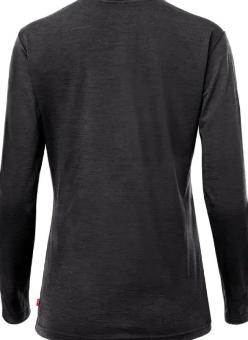 Aclima LightWool 180 Crewneck naisten pitkähihainen paita, tummanharmaa Best