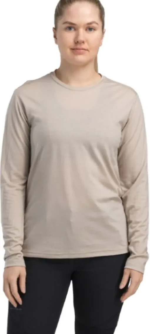 LightWool 180 Crewneck W's Simply Taupe-Aclima Sale