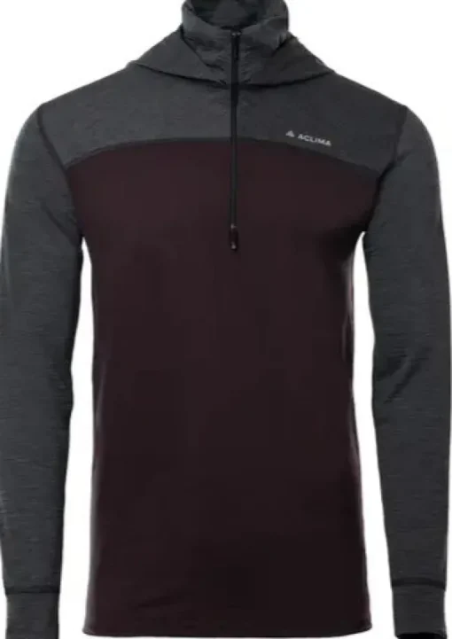 LightWool 180 Hoodie M's Chocolate Plum / Marengo-Aclima Discount