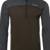 LightWool 180 Hoodie merinohuppari, maastonvihreä/tummanharmaa-Aclima Outlet
