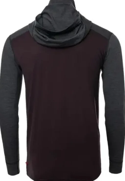 LightWool 180 Hoodie M's Chocolate Plum / Marengo-Aclima Discount
