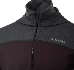 LightWool 180 Hoodie M's Chocolate Plum / Marengo-Aclima Discount