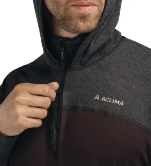 LightWool 180 Hoodie M's Chocolate Plum / Marengo-Aclima Discount