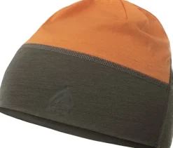 LightWool 140 Hunting Beanie metsästyspipo, oranssi/maastonvihreä-Aclima Outlet