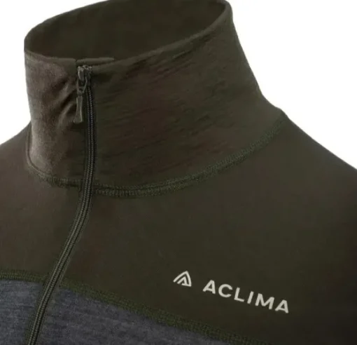 Aclima LightWool 180 Polo w/ zip M's Tarmac / Marengo Best