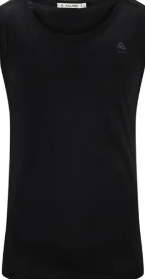 Aclima LightWool 140 Singlet V2 M's Jet Black Fashion
