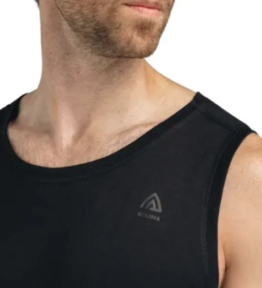 Aclima LightWool 140 Singlet V2 M's Jet Black Fashion