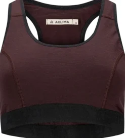 LightWool 180 Sports Top naisten urheiluliivit, viininpunainen-Aclima Best