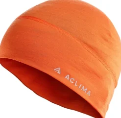 Aclima LightWool Beanie merinovillapipo, Orange Tiger Sale