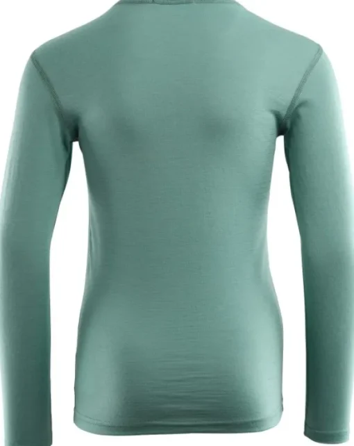 Aclima LightWool Crewneck Junior nuorten kerrasto, mintunvihreä /musta Fashion