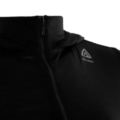 LightWool Hoodie naisten kerrastopaita, Jet Black-Aclima Outlet