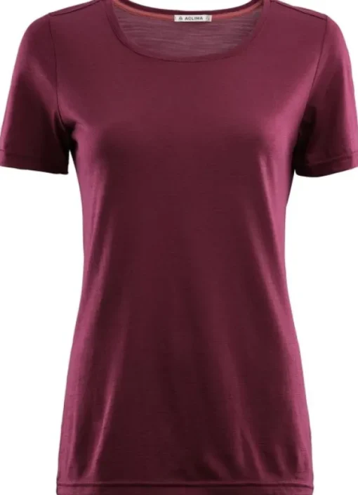LightWool naisten t-paita, Zinfandel-Aclima Outlet
