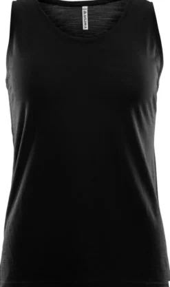 Aclima LightWool Singlet Woman naisten hihaton, musta New