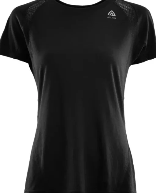 Aclima Lightwool Sports naisten t-paita, Jet Black Sale
