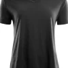 Aclima LightWool T-shirt Loose Fit naisten t-paita, musta Discount