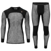 verkkokerrasto WoolNet Crewneck + Longs Jet miesten, musta-Aclima Discount