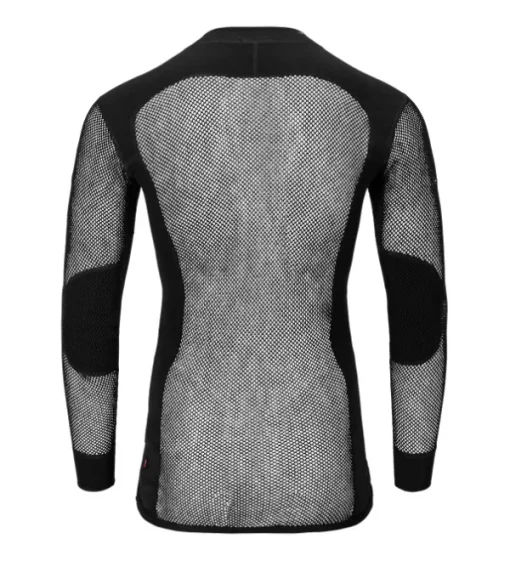 verkkokerrasto WoolNet Crewneck + Longs Jet miesten, musta-Aclima Discount