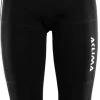 Aclima WarmWool 3/4 Summit Longs Woman naisten kerrastohousut, musta Best