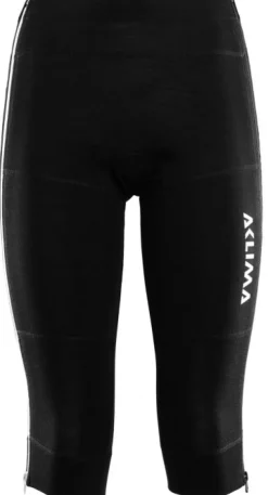 Aclima WarmWool 3/4 Summit Longs Woman naisten kerrastohousut, musta Best