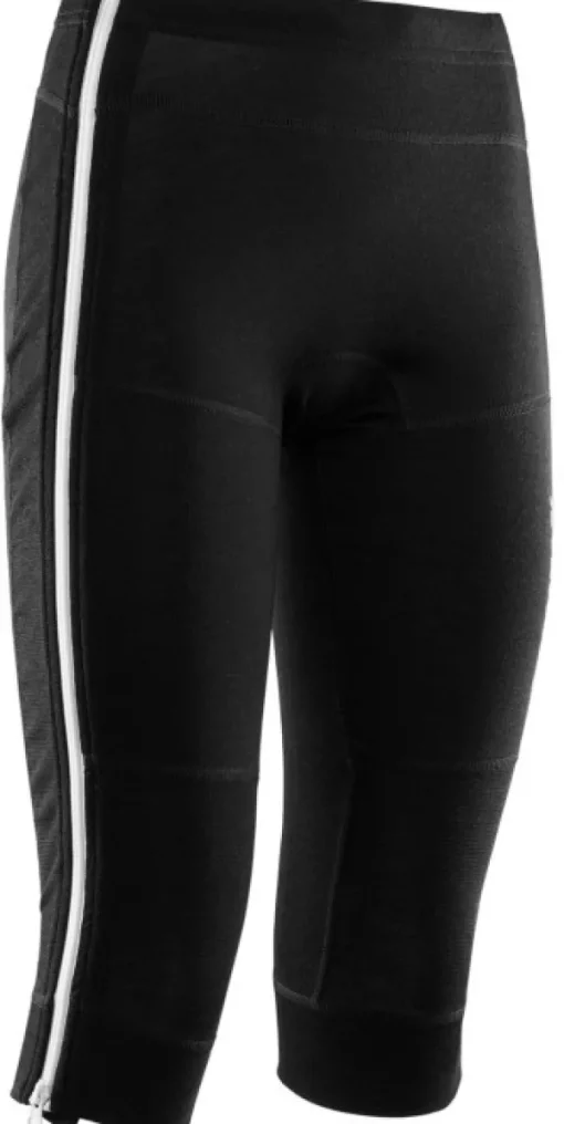Aclima WarmWool 3/4 Summit Longs Woman naisten kerrastohousut, musta Best