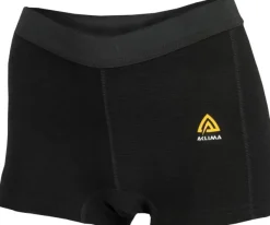 WarmWool Boxer Shorts Woman Jet Black-Aclima New