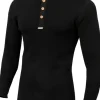 WarmWool Granddad Shirt Man Jet Black-Aclima Online