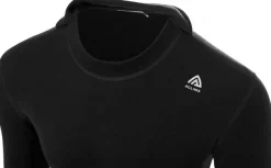 WarmWool Hoodsweater V2 merinohuppari, Jet Black-Aclima Outlet
