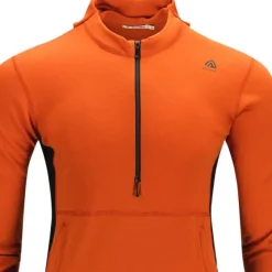 Aclima WarmWool Hoodsweater w/Zip kerrastopaita, Gold Flame/Jet Black Best