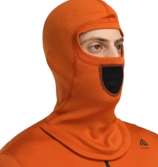 Aclima WarmWool Hoodsweater w/Zip kerrastopaita, Gold Flame/Jet Black Best