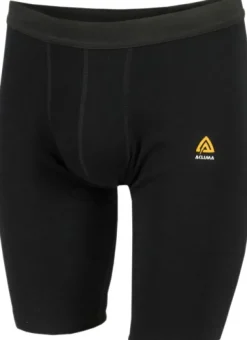 Aclima WarmWool kerrastoshortsit, musta Discount