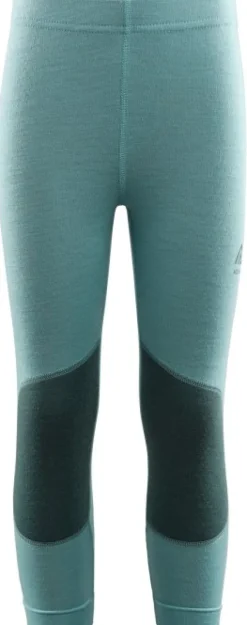 Aclima WarmWool lasten kerrastohousut Reef Waters/North Atlantic Best