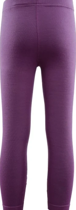 Aclima WarmWool lasten kerrastohousut, Sunset Purple Clearance
