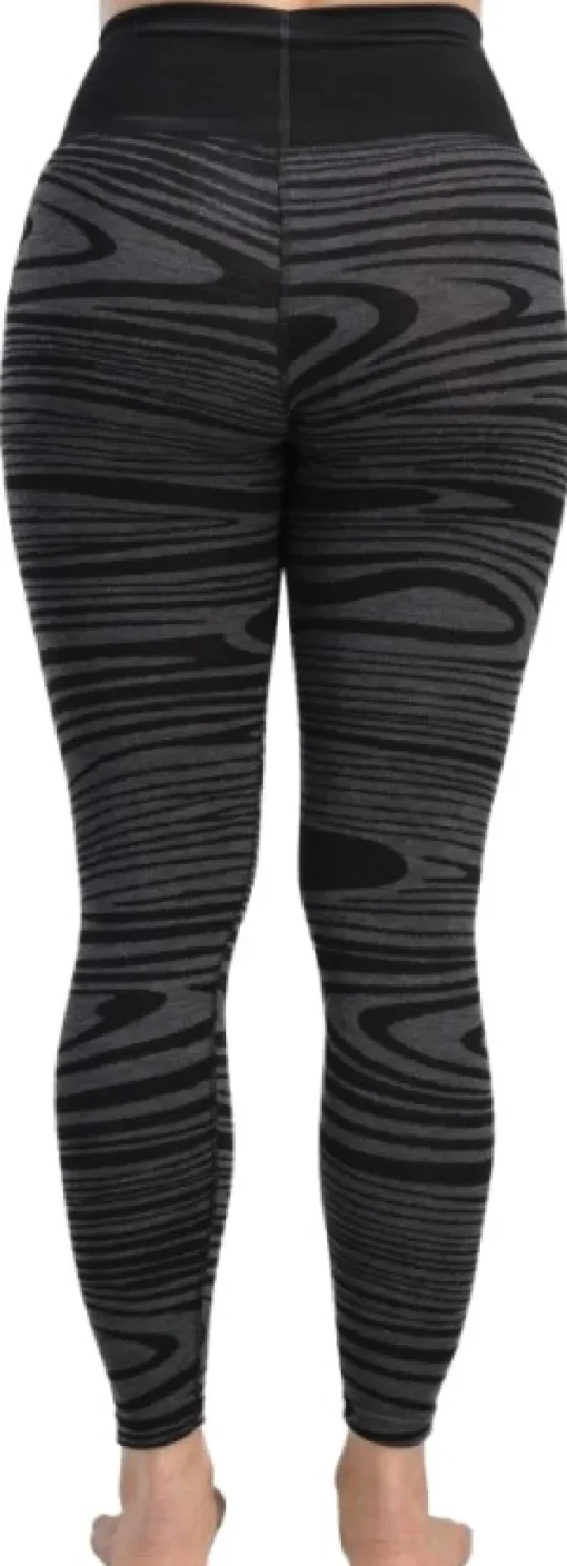 WarmWool Longs High Waist naisten kerrastohousut, Black Motion-Aclima Best