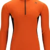Aclima WarmWool Mockneck kerrastopaita, Gold Flame/Jet Black Online