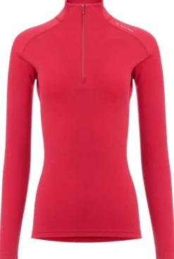 Aclima WarmWool Mockneck naisten kerrastopaita, Jester Red Discount
