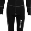WarmWool Overall juniorin merinovillahaalari, musta-Aclima Outlet