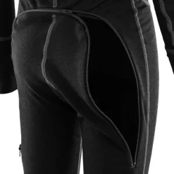 WarmWool Overall juniorin merinovillahaalari, musta-Aclima Outlet