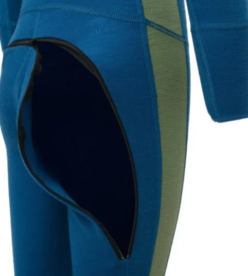 WarmWool Overall Kids lasten villahaalari, Corsair/Dill-Aclima Hot
