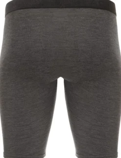 WarmWool Shorts Long WindWool V2 puolipitkät kerrastohousut, Jet Black/Marengo-Aclima Best