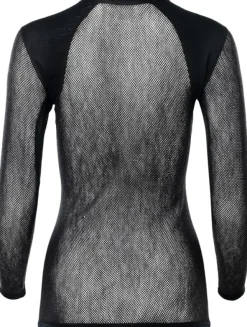Aclima WoolNet Light Crewneck naisten kerrastopaita, musta New