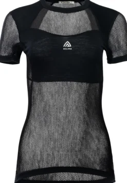 WoolNet Light T-shirt naisten kerrastopaita, musta-Aclima Best