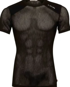 Aclima WoolNet Light T-Shirt lyhythihainen verkkoaluspaita, musta Fashion