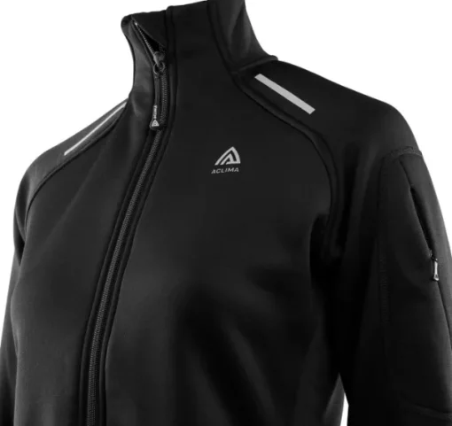 WoolShell Sport naisten fleecetakki, musta-Aclima Fashion