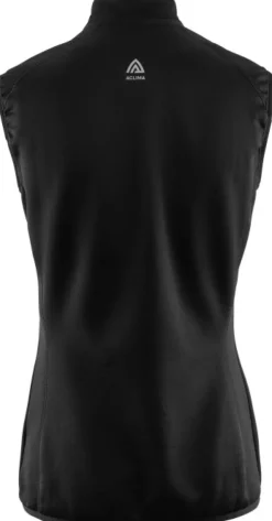 WoolShell Vest Woman Jet Black-Aclima Hot