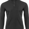 WoolTerry Polo kerrastopaita, Jet Black-Aclima Fashion